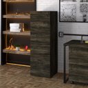 Carvalho Dark/Preto Ônix