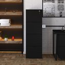 Ver imagem 7 de Gaveteiro Arquivo 4 Gavetas para Pastas Suspensas Kuaq40 Kuadra Yescasa