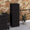 Ver imagem 1 de Gaveteiro Arquivo 4 Gavetas para Pastas Suspensas Kuaq40 Kuadra Espresso Móveis