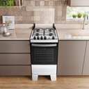 Ver imagem 6 de Fogão 4 Bocas Atlas Agile Up com Mesa de Inox a Gás Bivolt branco