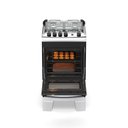 Ver imagem 5 de Fogão 4 Bocas Atlas Agile Up com Mesa de Inox a Gás Bivolt branco