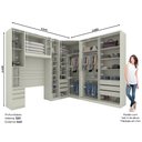 Ver imagem 3 de Quarto Solteiro Completo Henn Seletto 5 Peças 8 Portas 3 Gavetas