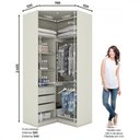 Ver mais imagens de Quarto Solteiro Completo Henn Seletto 5 Peças 8 Portas 3 Gavetas