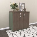 Ver imagem 2 de Armário para Escritório Baixo 2 Portas com Chave