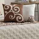 Ver imagem 3 de Kit Cobre Leito Queen Turin com Almofadas e Peseira 180 Fios 10 Peças - Caqui
