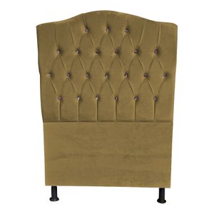 Cabeceira de Cama Box Solteiro 90 Cm Império Capuccino Dimazza Móveis - Capuccino
