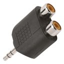 Ver imagem 3 de Adaptador Femea Rca Dupla para Plug P2 Stereo