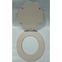 Ver imagem 4 de Tampa De Vaso Sanitário Laqueado Universal Pêssego Shell