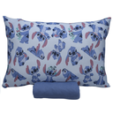 Ver imagem 2 de Kit Edredom Solteiro Stitch Azul Claro Portallar