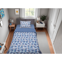 Ver imagem 1 de Kit Edredom Solteiro Stitch Azul Claro Portallar