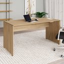 Ver imagem 1 de Mesa Executiva Diretor Dinâmica 1,5 m X 0,70 m Corporativa com Bordas Chanfradas e Caixa de Tomadas