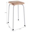 Ver imagem 4 de Conjunto Mesa e 4 Bancos Estofados Verona