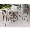 Conjunto de Mesa com 4 Lugares Karina Móveis  - 1