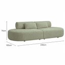 Ver imagem 3 de Sofá Luxuoso Modular Decoração Sala de Estar 230cm Noor