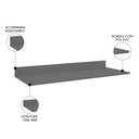 Ver imagem 2 de Tampo para Balcão de Cozinha 120cm Mdp Cinza - Lumil Lumil Móveis