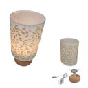 Ver imagem 2 de Luminaria Abajur Mesa 3 USB Iluminaçao Regulavel Tons Minimalista LED Candeeiro Cabeceira Decoracao
