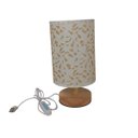 Ver imagem 1 de Luminaria Abajur Mesa 3 USB Iluminaçao Regulavel Tons Minimalista LED Candeeiro Cabeceira Decoracao