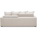 Ver imagem 6 de Sofá Retrátil Reclinável para Sala de Estar Living 215cm Vêneto F04 Bouclê Cru - Lyam Decor