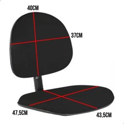 Cadeira Executiva Fixa Ergonômica P/ Escritório Home Office - 5