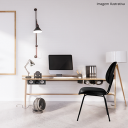 Cadeira Executiva Fixa Ergonômica P/ Escritório Home Office - 3