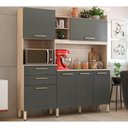 Ver imagem 7 de Cozinha 6 Portas 2 Gavetas Selecta 96211 Avena Grafito