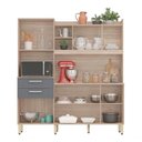 Ver imagem 6 de Cozinha 6 Portas 2 Gavetas Selecta 96211 Avena Grafito