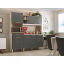 Ver imagem 4 de Cozinha 6 Portas 2 Gavetas Selecta 96211 Avena Grafito