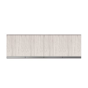 Armário Aéreo Suspenso P/ Cozinha Andreia 160cm C/ 4 Portas Castanho/aavelã - Ajl Móveis