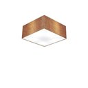Ver imagem 1 de Plafon para Sala Quadrado Sl-3000 Cúpula Cor Palha