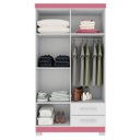 Ver imagem 5 de Guarda Roupa 4 Portas 2 Gavetas Infantil Encanto MDP 100cm