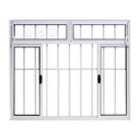 Ver imagem 1 de Janela de Correr Alumínio Branco 04f com Grade e Basculante Classic