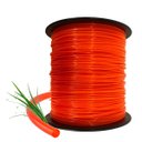 Ver imagem 1 de Fio Nylon Redondo 2mm para Roçadeira Aparador 2kg 550m Laranja