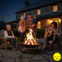 Ver imagem 2 de Lareira 60cm P/ Jardim Fogueira Externa Portatil a Lenha