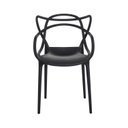 Ver imagem 3 de Kit 6 Cadeiras Allegra Sala de Jantar Preta