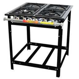 Fogão Industrial Venâncio Extra A Gás Baixa Pressão 4 Bocas - 1