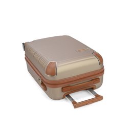 Malas Viagem Polo King em ABS com Frasqueira Cor Champanhe - 1871 - 6