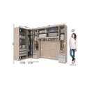 Ver imagem 4 de Quarto Modulado Casal 5 Peças Safira Espresso Móveis