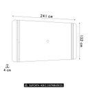 Ver imagem 4 de Painel para Tv 75 Pol 241cm Suspenso Ariane D04 Off/dourado - Mpozenato