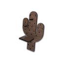 Ver imagem 1 de Painel Pegboard de Pinus em MDF Cacto