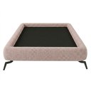 Ver imagem 3 de Cama Solteiro Nami Pés de Ferro MDF-MDP Rosa Claro Casa Ambiente 105cm