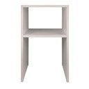 Ver imagem 4 de Mesa De Cabeceira Pequena 35x30cm Branca Quarto Sala