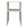 Mesa De Cabeceira Pequena 35x30cm Branca Quarto Sala - 4