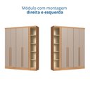 Ver imagem 6 de Módulo Guarda-roupa de Canto 4 Portas 2 Gavetas Infinity