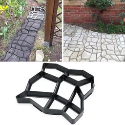 Forma Molde Concreto Piso Calçada Bloco Pedras Jardim 40x40 - 4