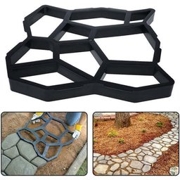 Forma Molde Concreto Piso Calçada Bloco Pedras Jardim 40x40 - 3