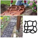 Ver imagem 5 de Forma Molde Concreto Piso Calçada Bloco Pedras Jardim 40x40