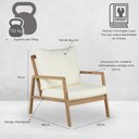 Ver imagem 2 de Poltrona Mag 67 Cm 80 Cm Boucle Branco