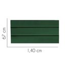 Ver imagem 2 de Painel Cabeceira Estofada Argentina 140cm Cama Box Casal Corino Verde- Mabe Magazine