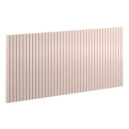 Painel de Parede Ripado 203,5x109x49cm Rosê sem Led - Matic Móveis - 1