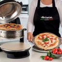 Ver imagem 2 de Forno de Pizza Elétrico Duplo Ariete 927 Preto 1800W 220V - Pedra Refratária e Design Retrô